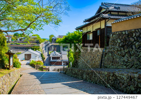 大分県　杵築の町並み 127449467