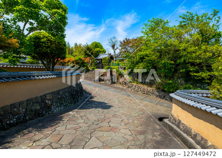 大分県　杵築の町並み 127449472