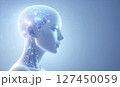 高度なAIと神経ネットワークのコンセプトアート 127450059