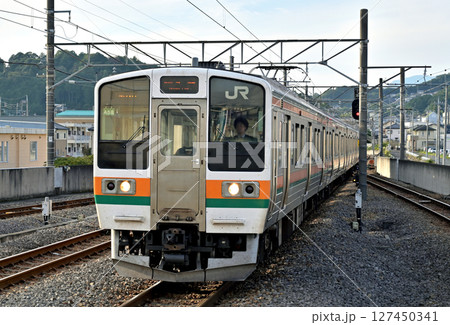 鉄道 JR東日本:両毛線 211系 A-58F 桐生駅 鉄道 JR東日本:両毛線 211系 A-58F 桐生駅 127450341