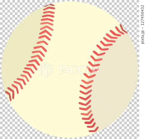 棒球球插畫向量素材 棒球球插畫向量素材 127450432