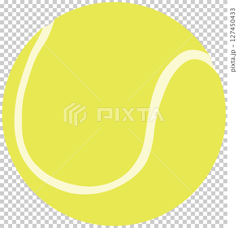 Tennis ball illustration vector material Tennis ball illustration vector material 127450433