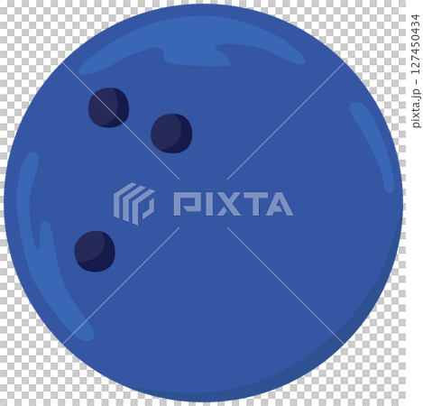 保齡球插畫向量素材 127450434