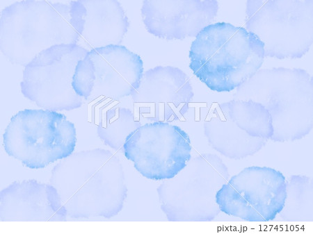 淡い水彩の背景テクスチャ_ブルー 127451054