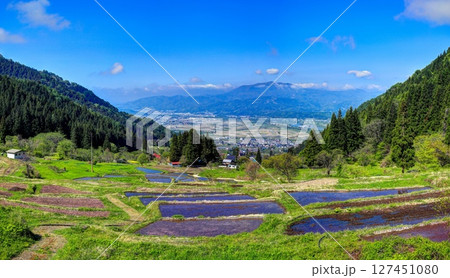 福島棚田(パノラマ) 福島棚田(パノラマ) 127451080