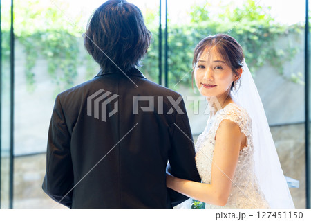 結婚式　ポートレート 127451150