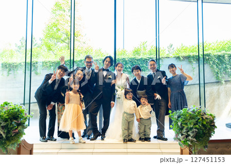 結婚式　集合写真 127451153