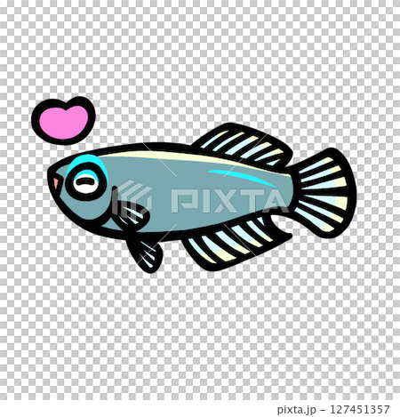 かわいい喜ぶランプアイのイラスト かわいい喜ぶランプアイのイラスト 127451357