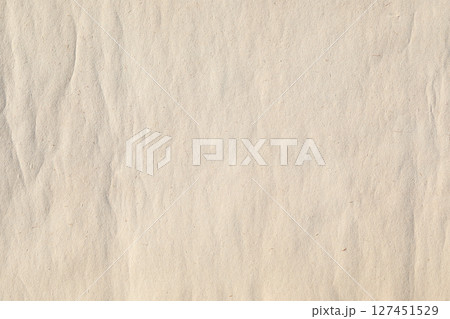 Old beige crumpled paper texture Old beige crumpled paper texture 127451529