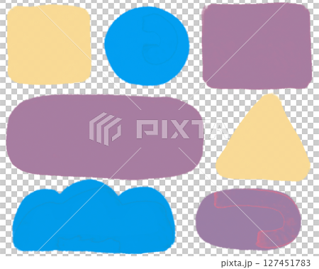 抽象的な模様_ブルー 127451783