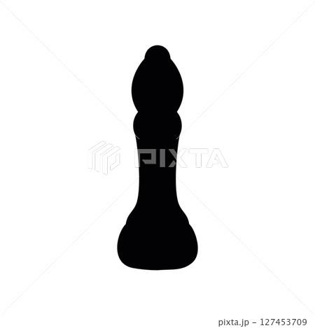 Simple vector icon chess, elephant 127453709