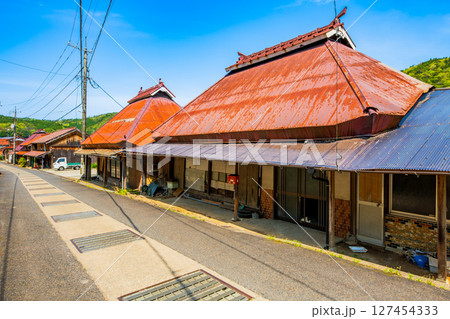 山口県　重伝建　佐々並の町並み 127454333