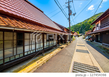 山口県 重伝建 佐々並の町並み 山口県 重伝建 佐々並の町並み 127454398