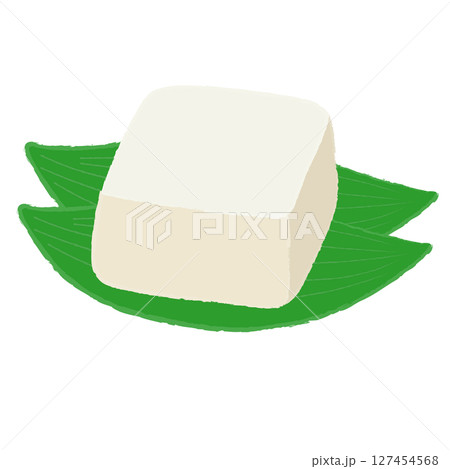 豆腐と笹の葉 127454568