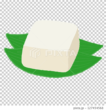 豆腐と笹の葉 127454568