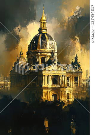 sky buildings architecture details sense atmospheric 127454817