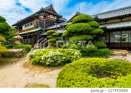 山口県　防府市　旧毛利家本邸　庭園 127455089