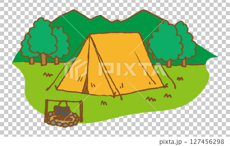 キャンプ キャンプ 127456298