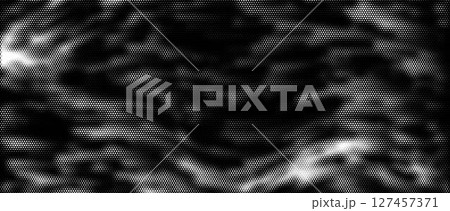 Abstract geometric black and white graphic design print halftone pattern. Vector illustration. 127457371