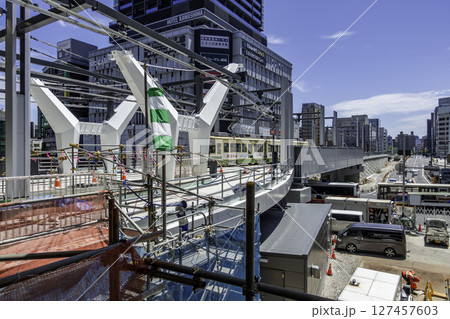 広島駅 路面電車乗り入れ 駅前大橋ルート 広島県広島市 広島駅 路面電車乗り入れ 駅前大橋ルート 広島県広島市 127457603