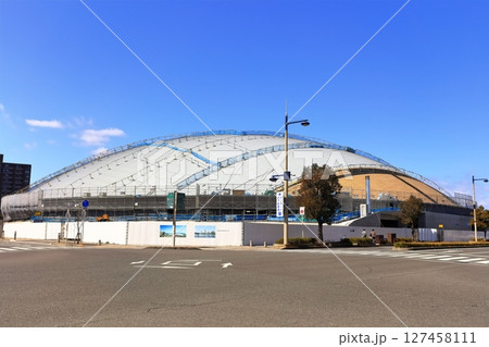 【香川県】サンポート高松にて工事施工中の(あなぶきアリーナ香川)新香川県立体育館 【香川県】サンポート高松にて工事施工中の(あなぶきアリーナ香川)新香川県立体育館 127458111