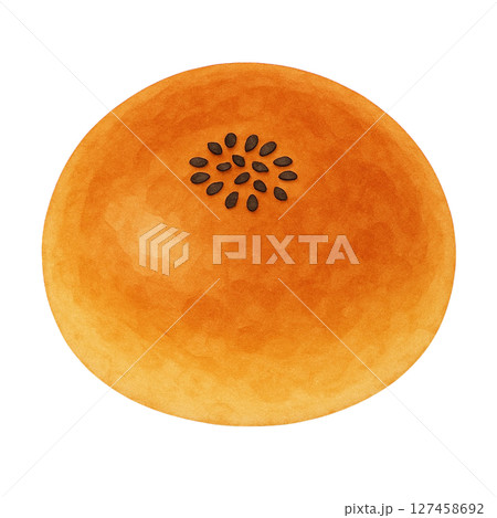 【パン】アンパンのイラスト 127458692