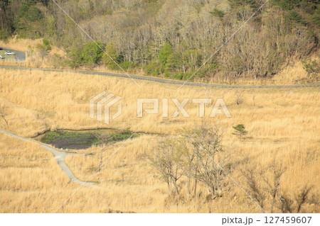 兵庫県神河町 砥峰高原 東屋展望台からの風景 兵庫県神河町 砥峰高原 東屋展望台からの風景 127459607