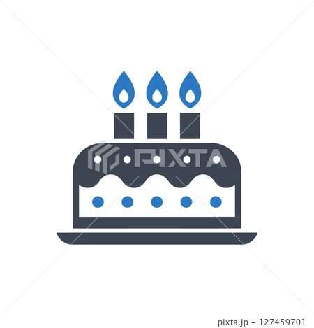 Birthday Cake Celebration Icon Birthday Cake Celebration Icon 127459701