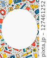 Colorful Art Supplies and Tools in a Creative Workspace for Diverse Artistic Activities. 127461252