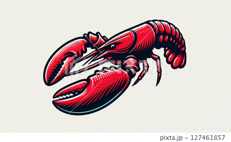 Red Lobster Pixel Art Illustration 127461857