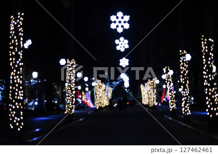 Abstract background of city street in bokeh. 127462461