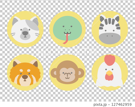 動物圖示插圖集 127462959