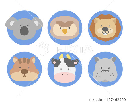 動物　アイコン　イラストセット 127462960