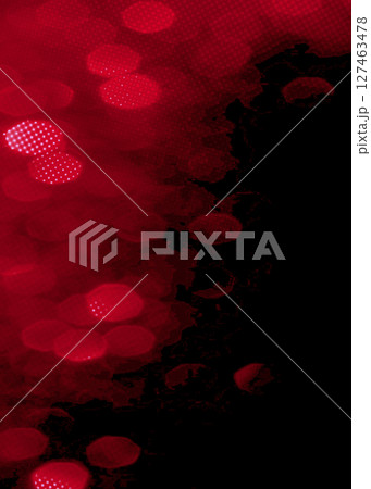Red bokeh vertical background for Banner, Poster, ad, celebration, event and various design works 127463478