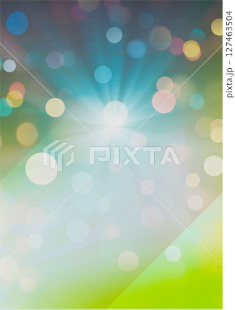 Blue bokeh vertical background for Banner, Poster, ad, celebration, event and various design works 127463504