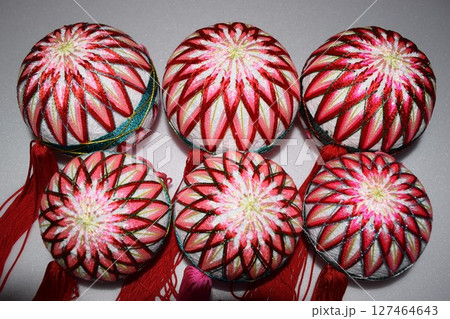 御殿まり 郷土玩具 民芸品 127464643