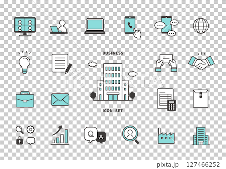 Business related icon style illustration 127466252