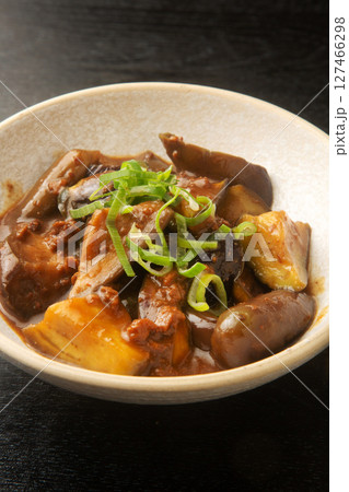 茄子の肉味噌炒め 茄子の肉味噌炒め 127466298