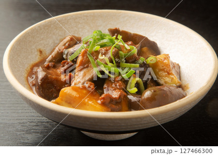 茄子の肉味噌炒め 127466300