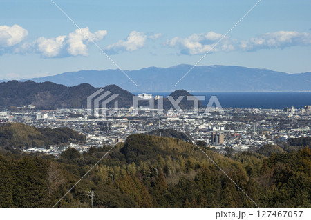 藤枝市と焼津市の街並み 127467057