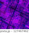 紫色の不気味な幾何学模様の背景イラスト 127467462