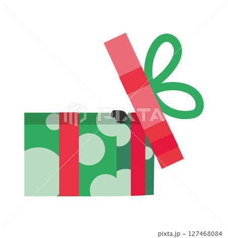 Open magical gift box. Vector Open magical gift box. Vector 127468084