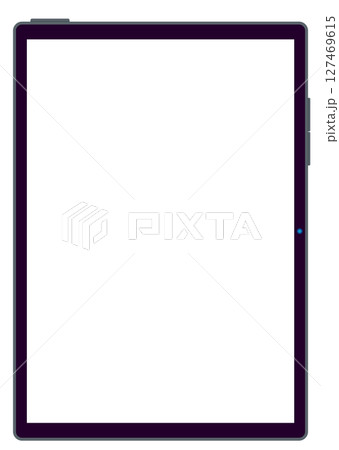シンプルなタブレットのイラスト シンプルなタブレットのイラスト 127469615