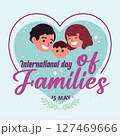Family day cartoon. Vector 127469666