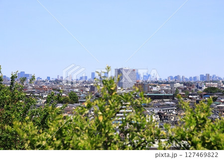都市遠景 神奈川県川崎市 都市遠景 神奈川県川崎市 127469822