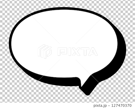 語音氣泡向量橢圓圓3D單 語音氣泡向量橢圓圓3D單 127470370