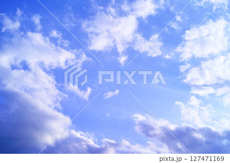 青空と雲イメージ 青空と雲イメージ 127471169