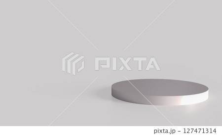 The White podium for Advertising or present concept 3d Rendering. The White podium for Advertising or present concept 3d Rendering. 127471314