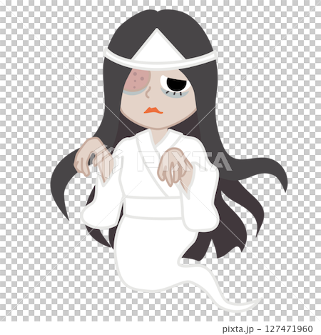 Japanese ghost vector illustration 127471960