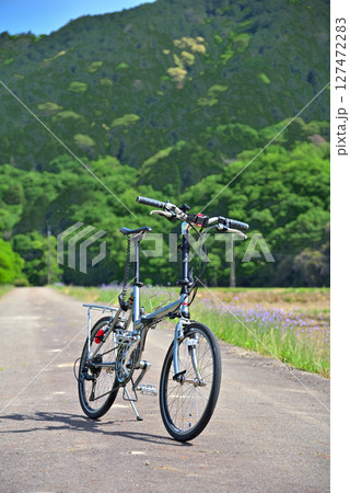 自転車のある風景 犬山市本宮山山麓 自転車のある風景 犬山市本宮山山麓 127472283